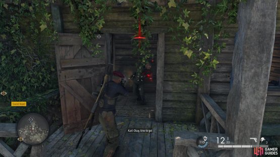 Don&rsquo;t mistake the first cabin you come across as where you are heading. There is a German hiding inside.