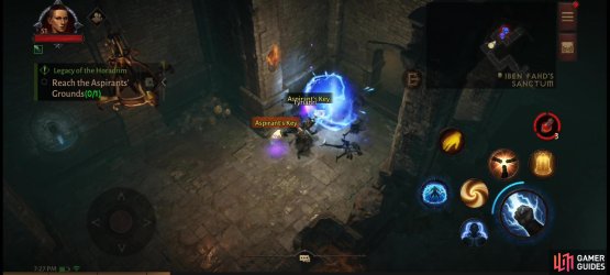 Kill enemies in the Sanctum Depths and you&rsquo;ll earn Aspirant&rsquo;s Keys,
