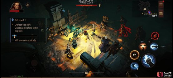 Defeat enemies in Challenge Rifts,