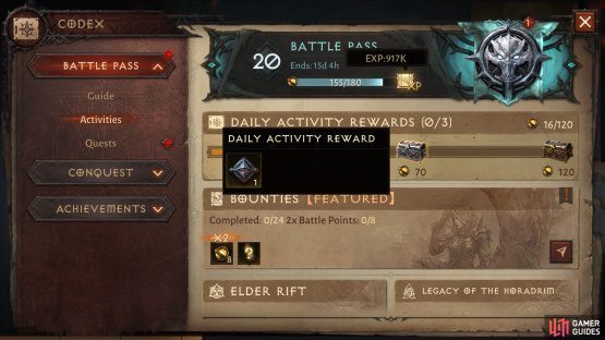 You can earn Charms by completing Daily Activities,