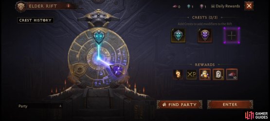 which you can use to empower the Elder Rift.