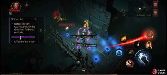 which will drop Rift Progress Orbs, filling your Rift Progress meter quickly.