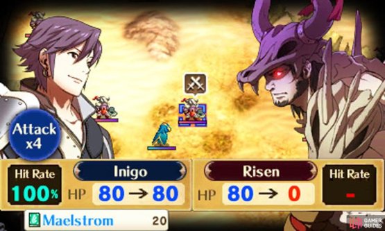 Clearly, the enemy Berserker is easy prey.