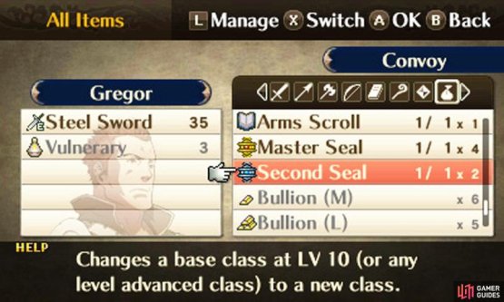 Be sure to stock up on Master/Second Seals.