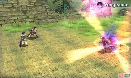 Enemies with Vengeance can be fatal; hit them from range or let them attack you.