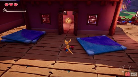 then look inside the one building to find the second Scroll