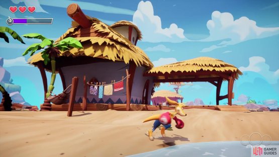 Your house is the large one on the beach