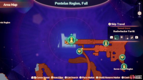 Head to this location in the Pentalas Region