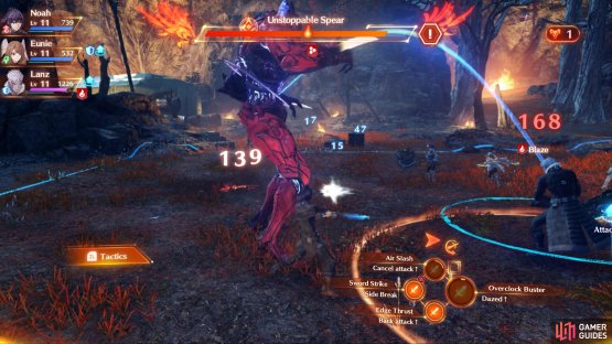 Mysterious Enemy will often use Blaze against you and your party