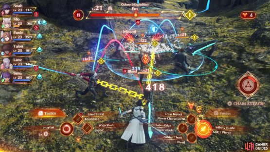 Take out Fox at the start of the battle to prevent him from chaining you