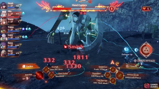 Hand Capture will disable a target before smashing them into the ground for major damage