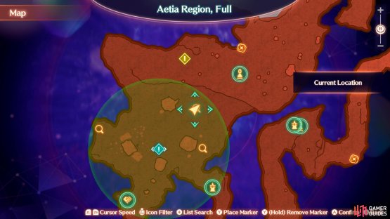 Head to the marked locations on the map 