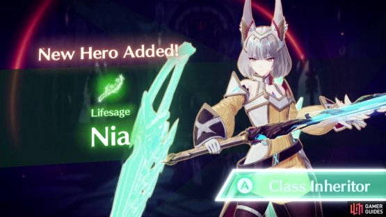this will unlock Nia and the Lifesage Healer Class.