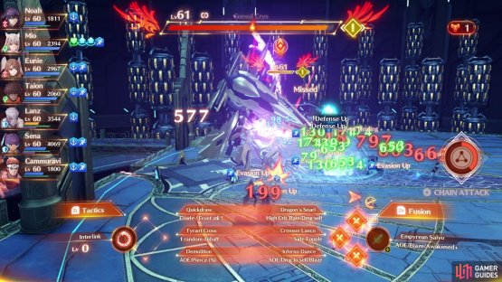 Rhapsodic Blast is just one of the many AoEs that Crys has in phase two