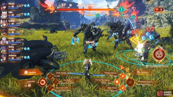 Defeat the three Mysterious Raiders