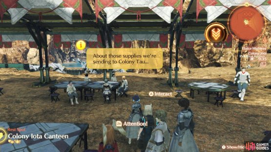 One of the two Info Collection spots needed to unlock this quest
