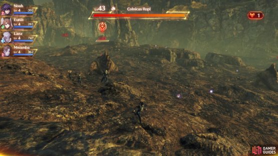 but there are some high level enemies off to the one side