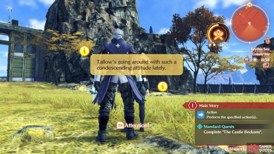 One of the two Info spots needed for this quest