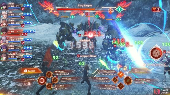 Fury Reaper can debuff your accuracy