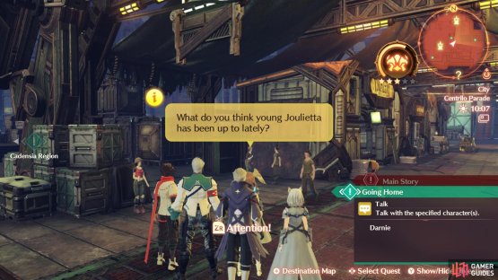 One of the two Info spots needed to begin this quest