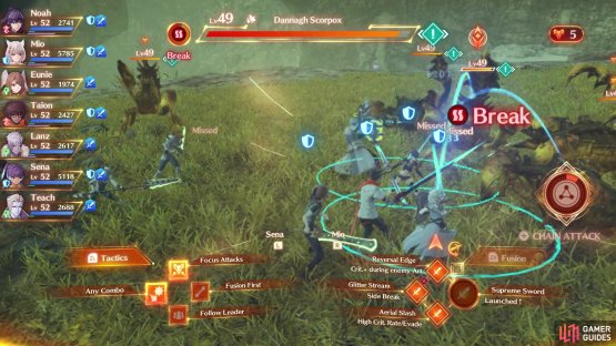 Make sure you tell your party members to focus on a single enemy at a time