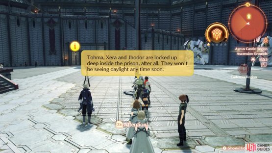 as the Ascension Grounds area is fairly small
