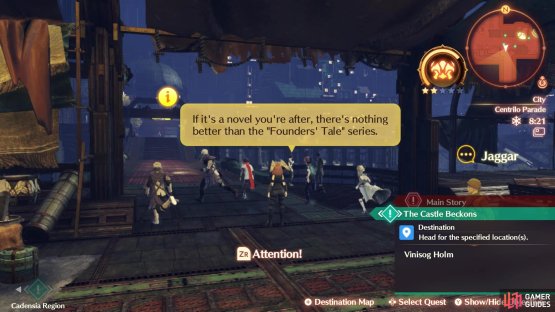 Look for this Info gossip once you have access to Erythia Sea