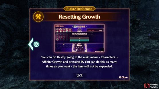It allows you to infinitely reset anyone&rsquo;s Affinity Growth