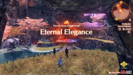 Eternal Elegance, within the Lost Colony, near the north-east corner of Erythia Sea.