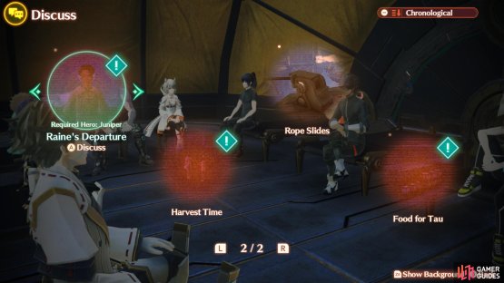 There are  four new quests you can pick up, but you need to obtain the Info Fragments first, then Discuss them.