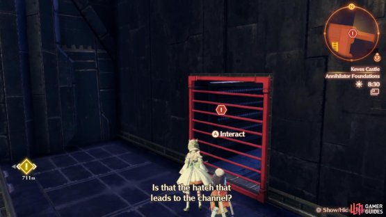 Enter through this unmissable hatch entrance.