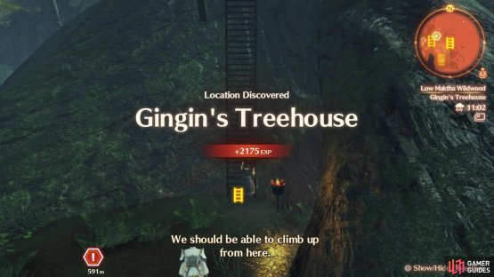 A sole Nopon lives at this treehouse.