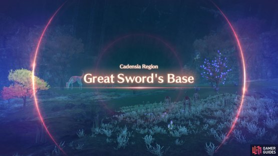 The area around the great sword is quite magical.