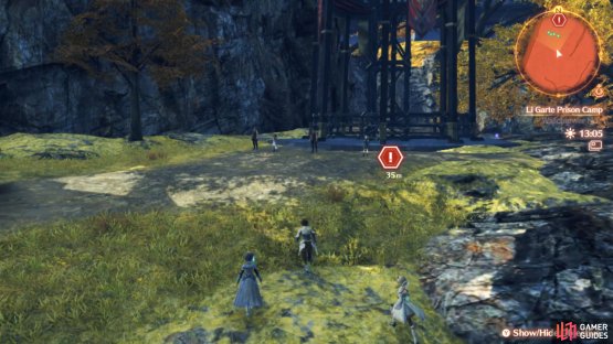 Then meet up with Ghondor outside Watchtower No. 1.