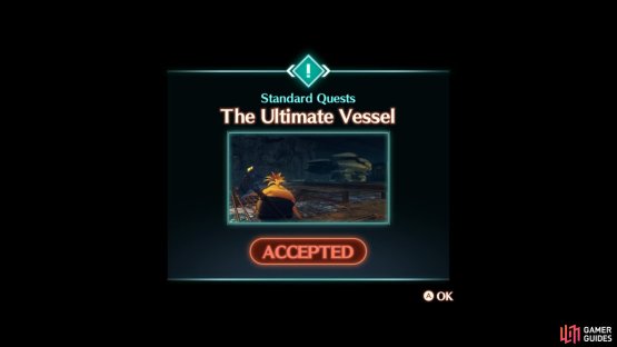 At the harbor, Samon will request six pieces of Origin Ore. Let the treasure hunt begin!