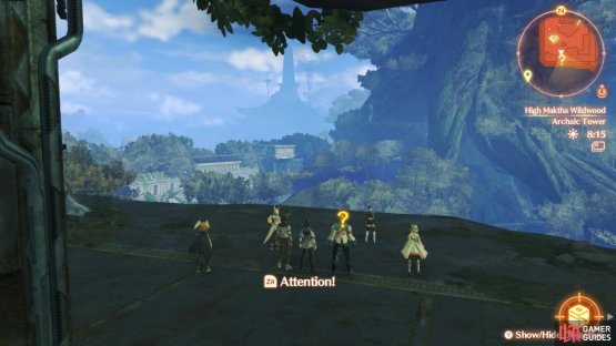 If you fast-travel to the Tower Camp, you will be right near the marker.