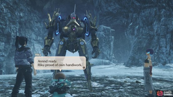 After fixing up Segiri&rsquo;s suit, she will join your party.
