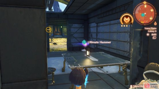 Then retrieve the Ultimate Hammer from Colony 9.