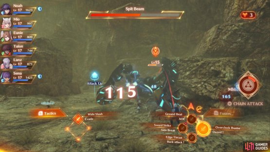 Fend of the chasing enemies as you head west.