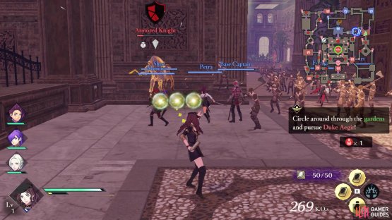 Magical characters will make short work of Armored foes