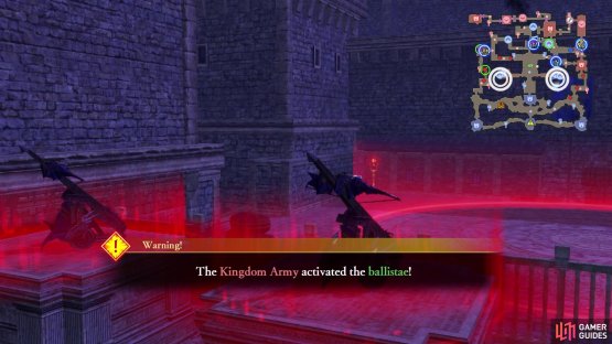 The Kingdom will activate some ballistae while you&rsquo;re fighting the Viscount