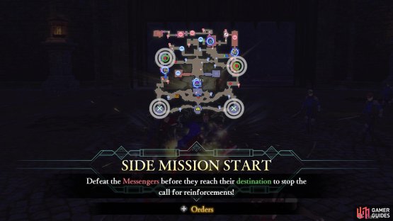 Messengers will appear to try and call for reinforcements