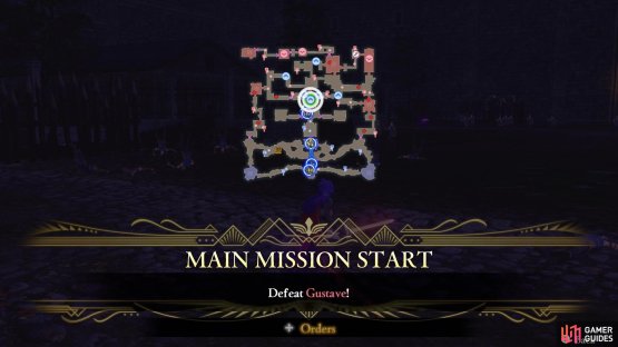 Gustave will appear as soon as you enter the castle&rsquo;s grounds