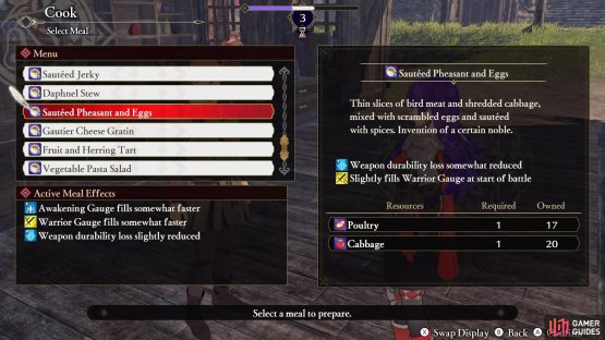so just do the usual stuff like working on Support Ranks and Training