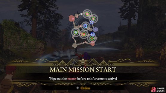 Your main task at the start is to wipe out the enemies highlighted