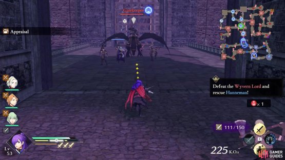 Defeat the Gatekeeper to open the way to Hanneman