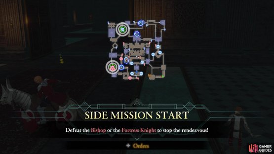 The Fortress Knight and Bishop are aiming to meet up for sinister deeds