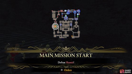 Shamir will appear on the left side of the map