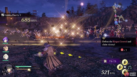 His Golden Fists ability can make you a good bit of Gold during battles
