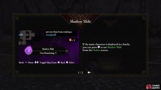 You can use Shadow Slide to teleport to any allied stronghold